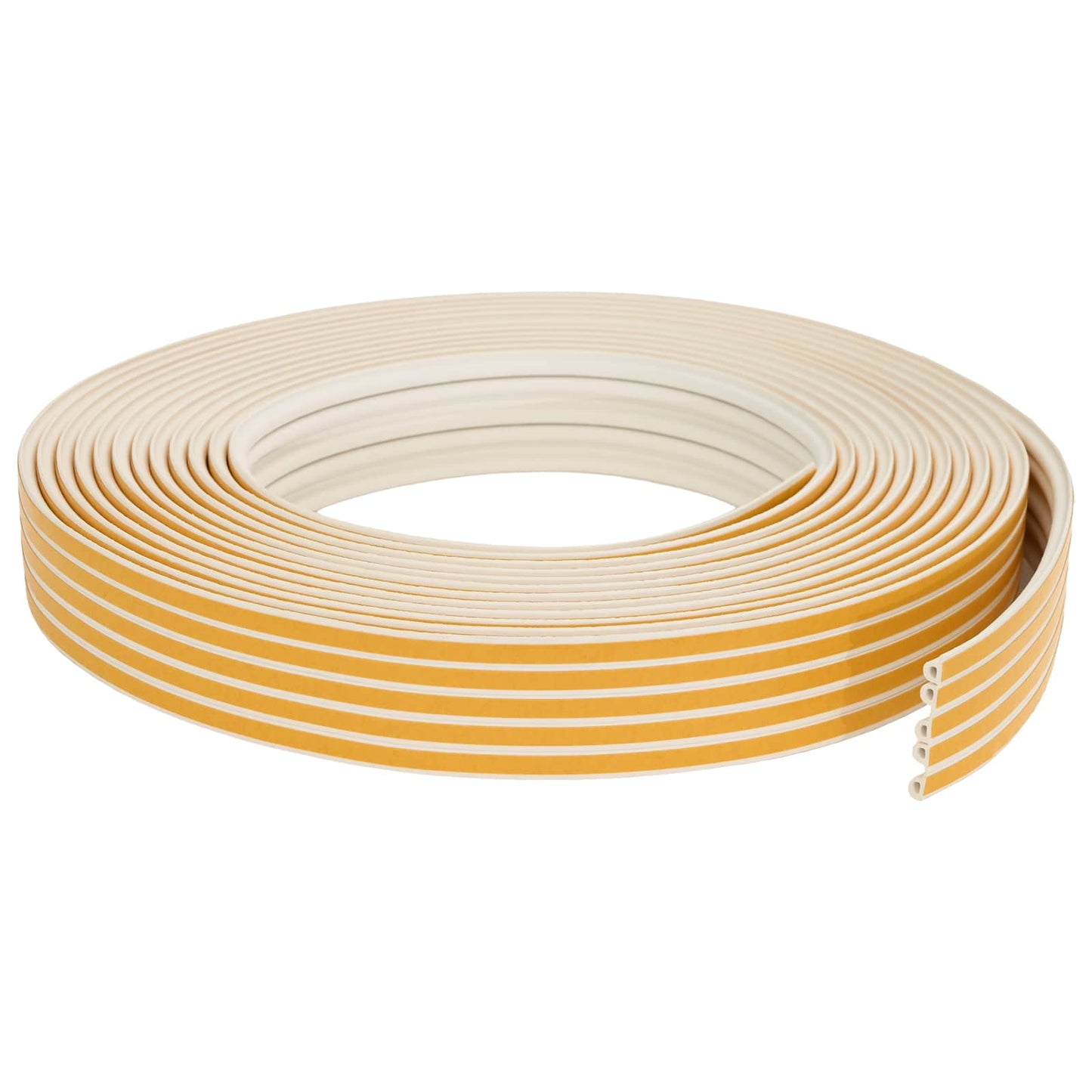 vidaXL Αυτοκόλλητη σφραγίδα παραθύρου Λευκό 9 x 6 mm 100 m EPDM αφρός