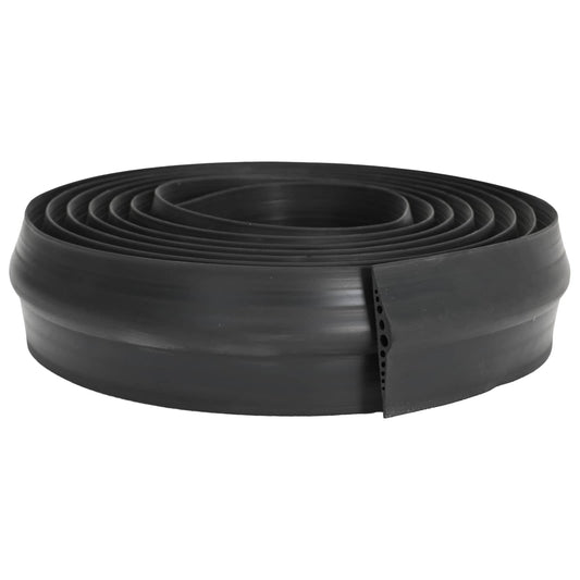 vidaXL Σφραγίδα Δαπέδου Γκαράζ Μαύρο 155 x 28 χλστ 2 μ EPDM Καουτσούκ