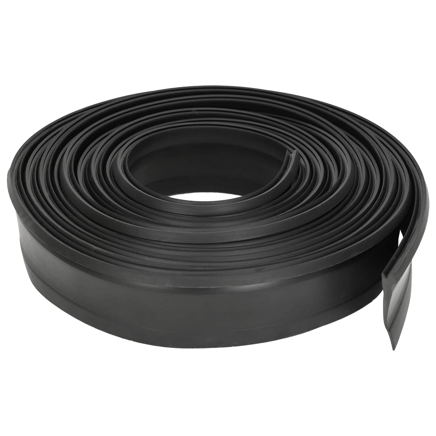 vidaXL Σφράγιση Πόρτας Γκαράζ Μαύρο 52 x 2 mm 2,5 μ PVC