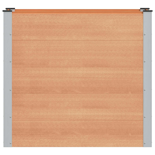 vidaXL Υπερυψωμένη Ζαρντινιέρα Καφέ 100 x 50 x 91 cm