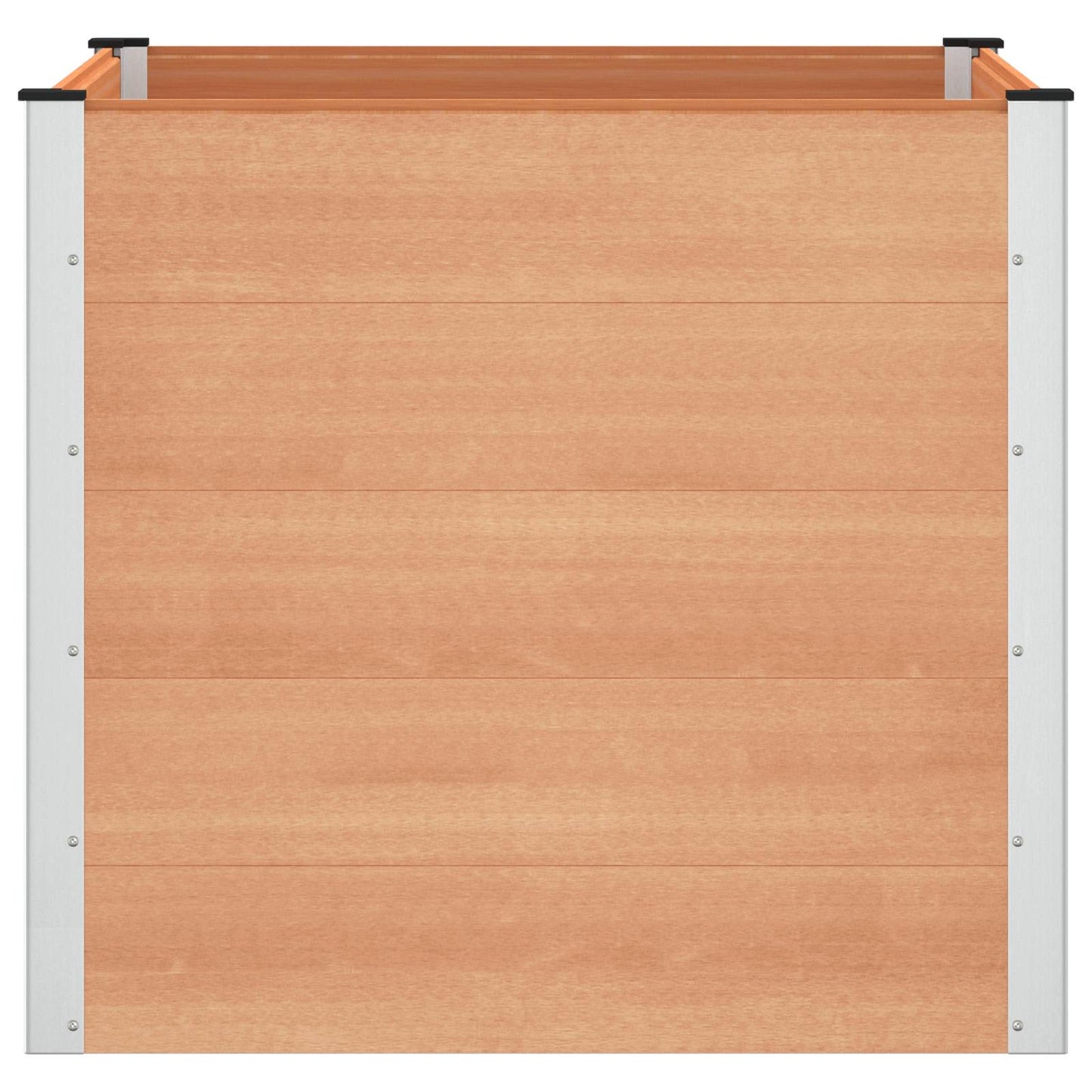 vidaXL Υπερυψωμένη Ζαρντινιέρα Καφέ 100 x 100 x 91 cm