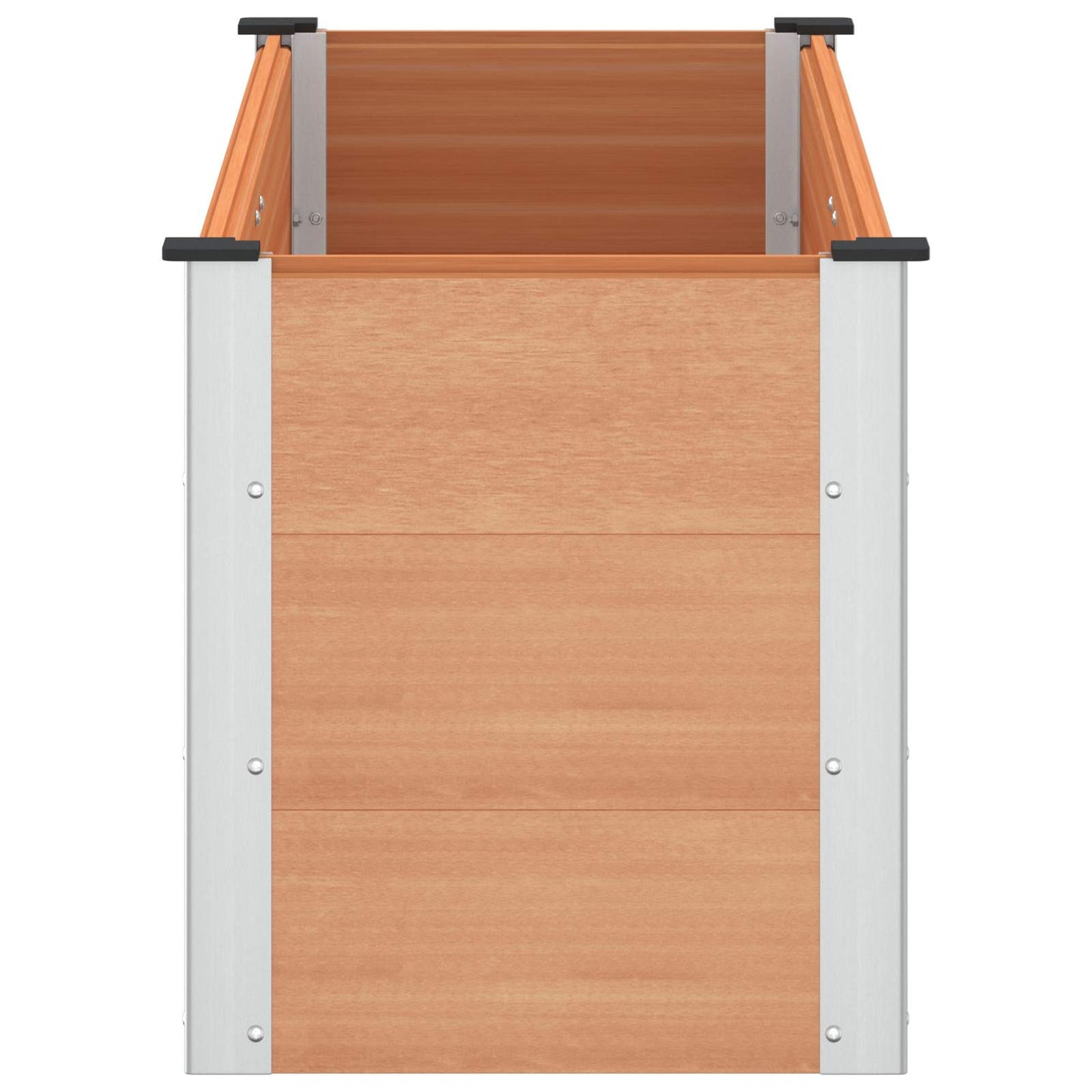 vidaXL Υπερυψωμένη Ζαρντινιέρα Καφέ 150 x 50 x 54 cm