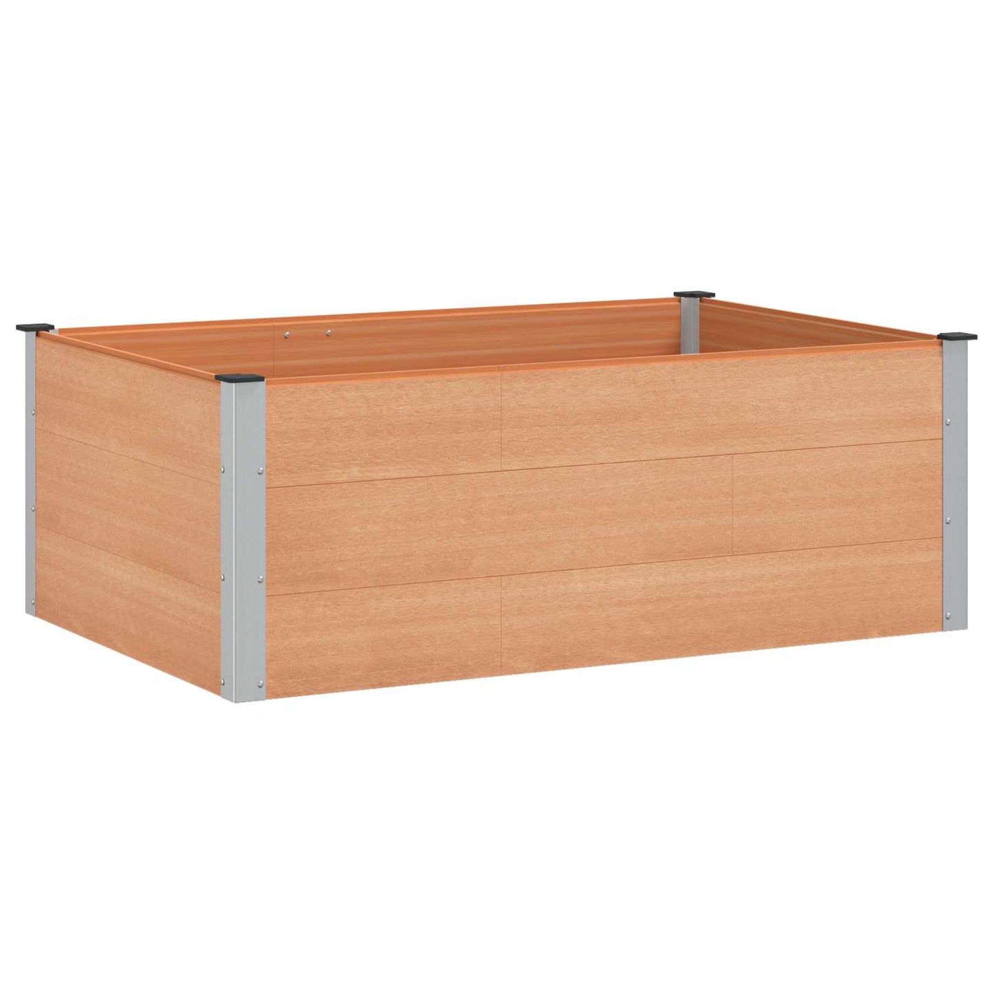 vidaXL Υπερυψωμένη Ζαρντινιέρα Καφέ 150 x 100 x 54 cm