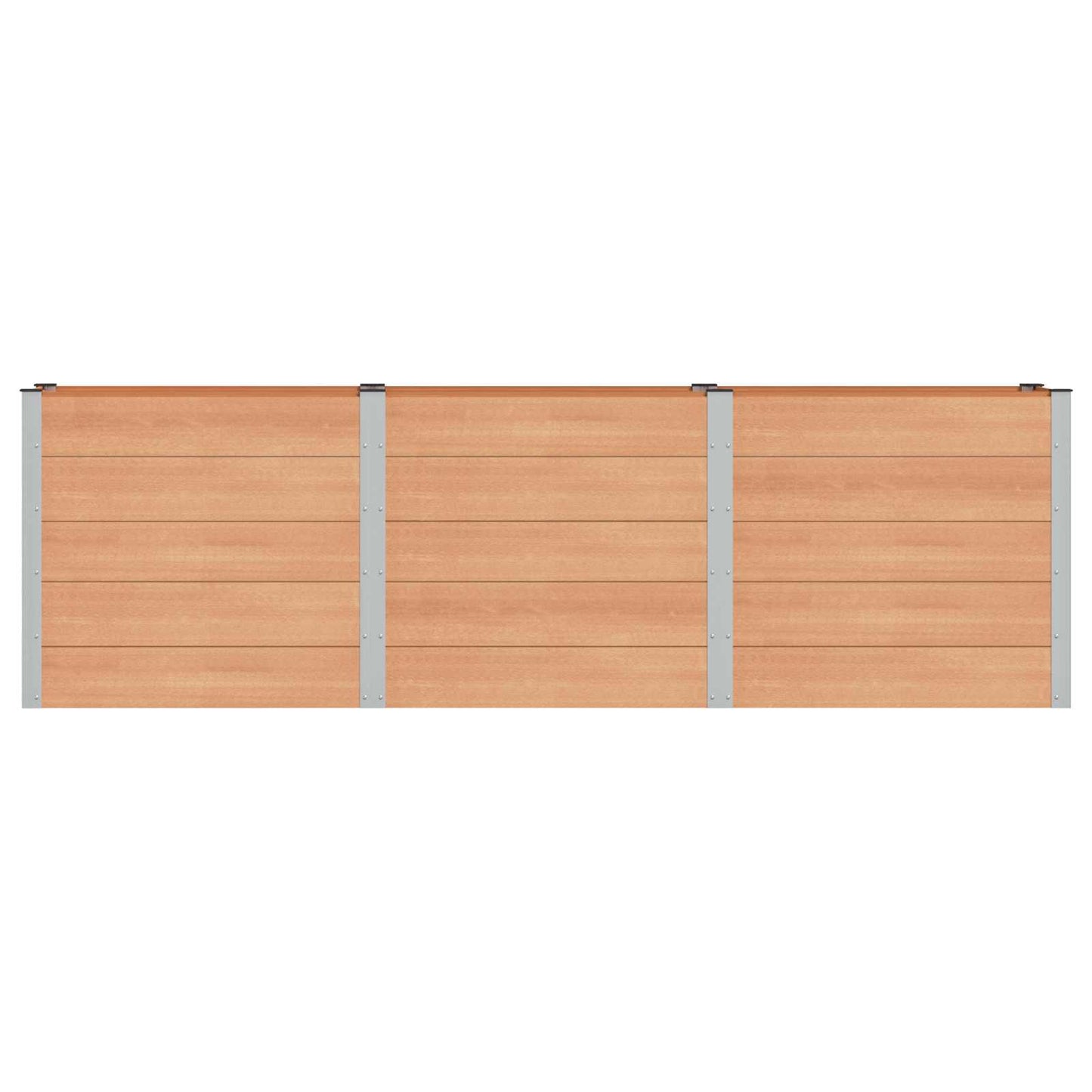 vidaXL Υπερυψωμένη Ζαρντινιέρα Καφέ 300 x 50 x 91 cm