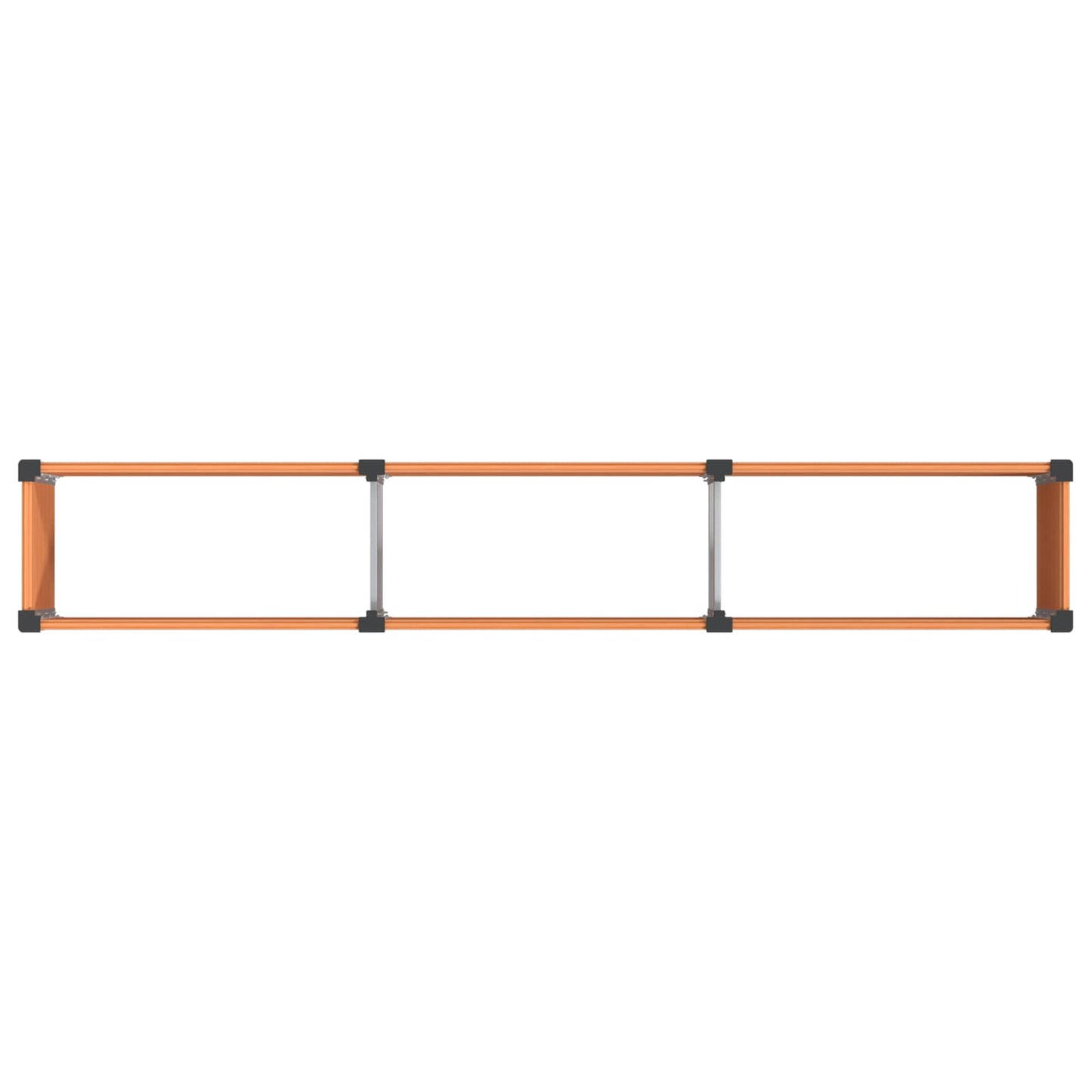 vidaXL Υπερυψωμένη Ζαρντινιέρα Καφέ 300 x 50 x 91 cm