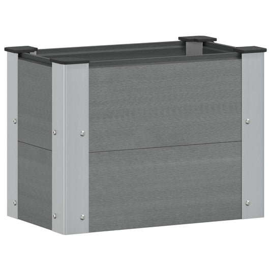 vidaXL Υπερυψωμένη Ζαρντινιέρα Γκρι 50 x 30 x 36 εκ