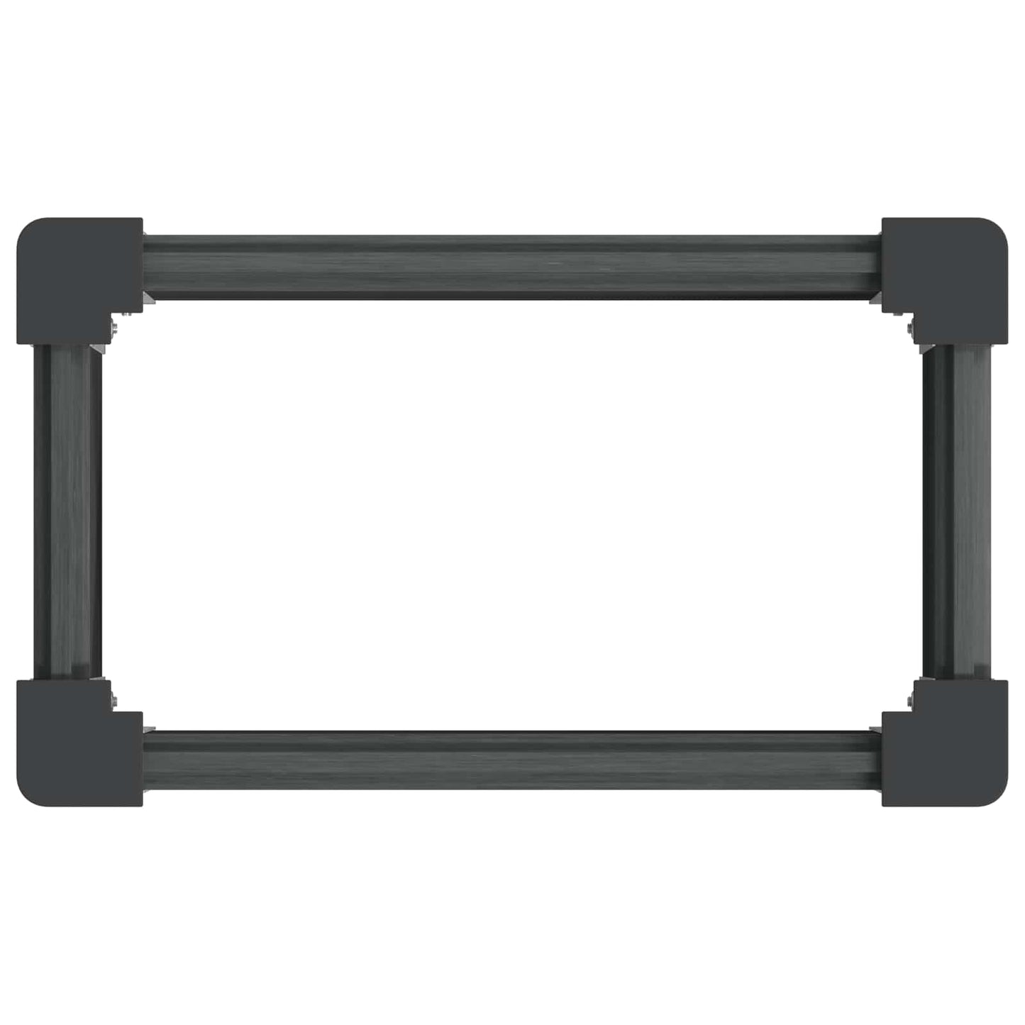 vidaXL Υπερυψωμένη Ζαρντινιέρα Γκρι 50 x 30 x 72 εκ