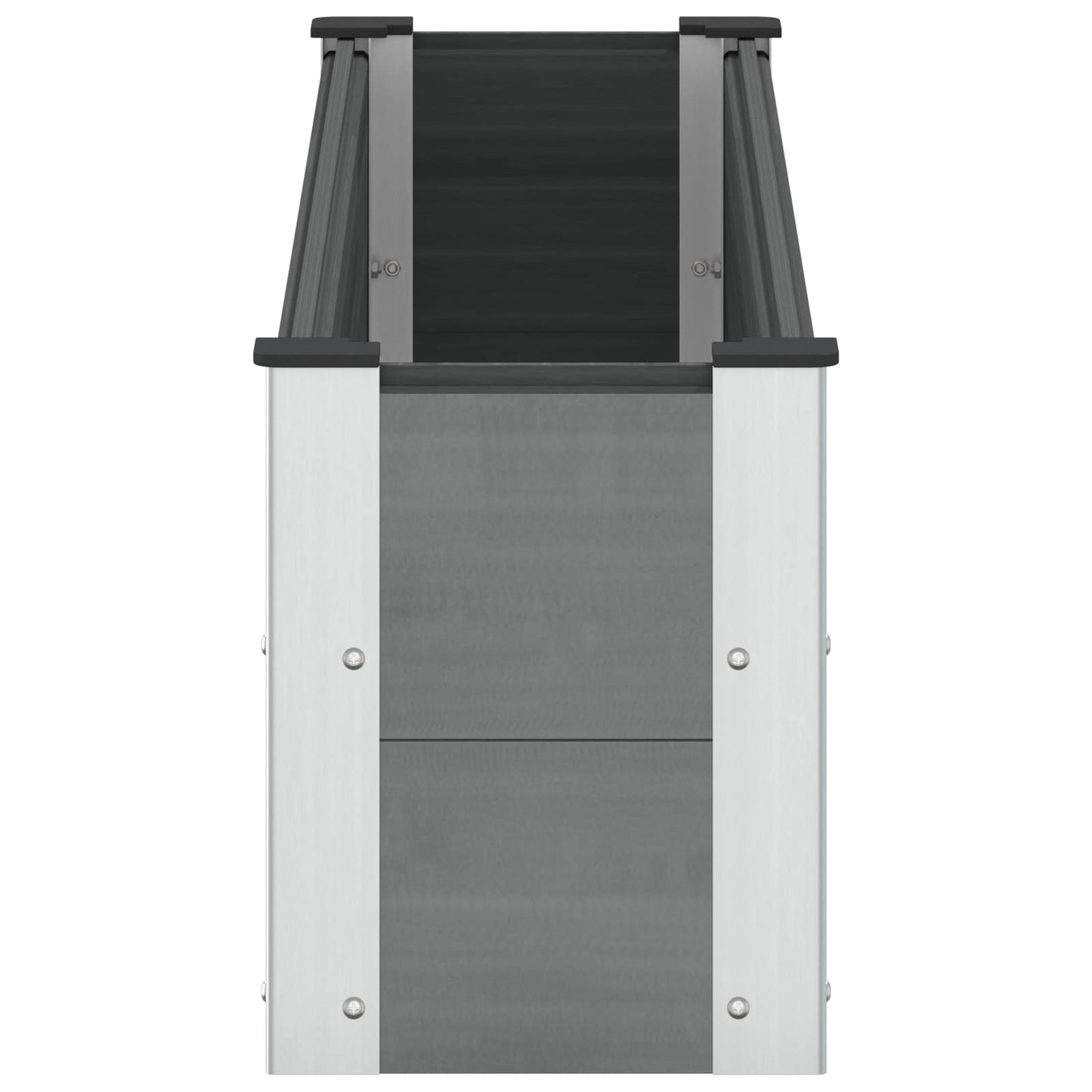 vidaXL Υπερυψωμένη Ζαρντινιέρα Γκρι 150 x 30 x 36 εκ