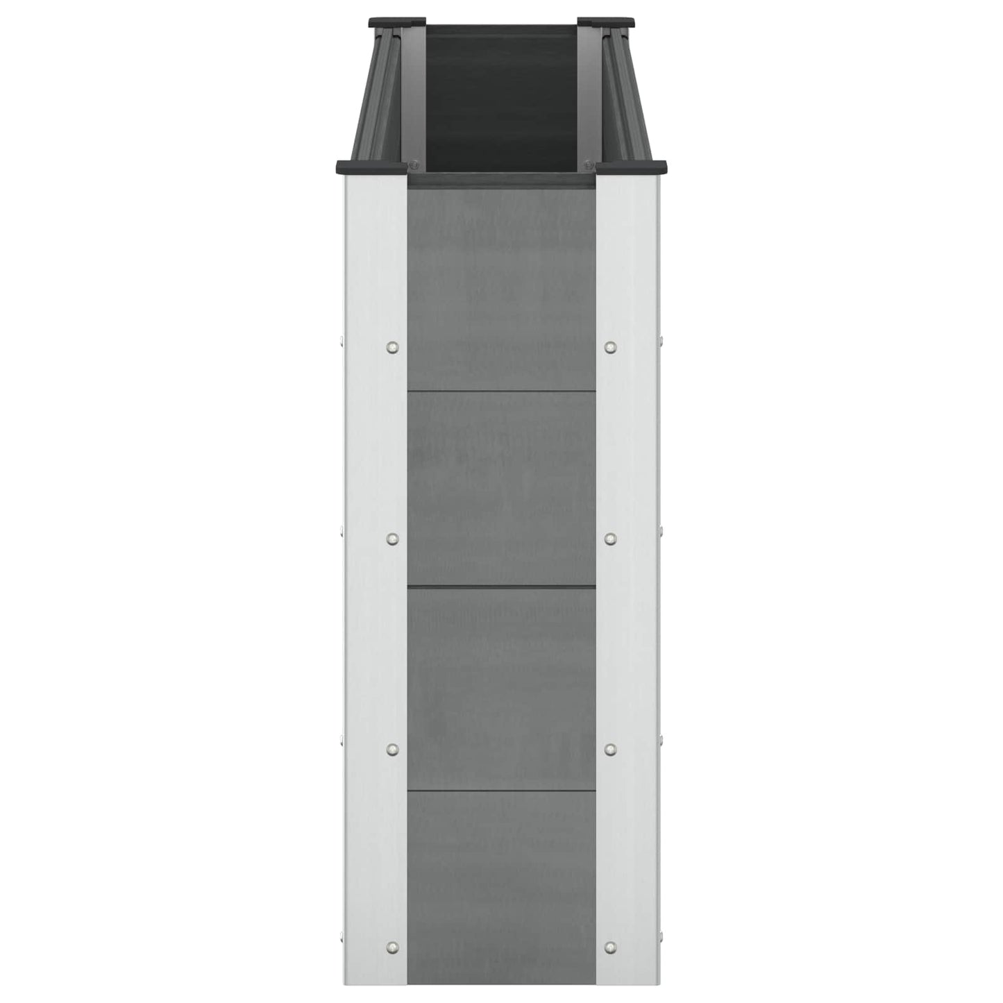 vidaXL Υπερυψωμένη Ζαρντινιέρα Γκρι 150 x 30 x 72 εκ