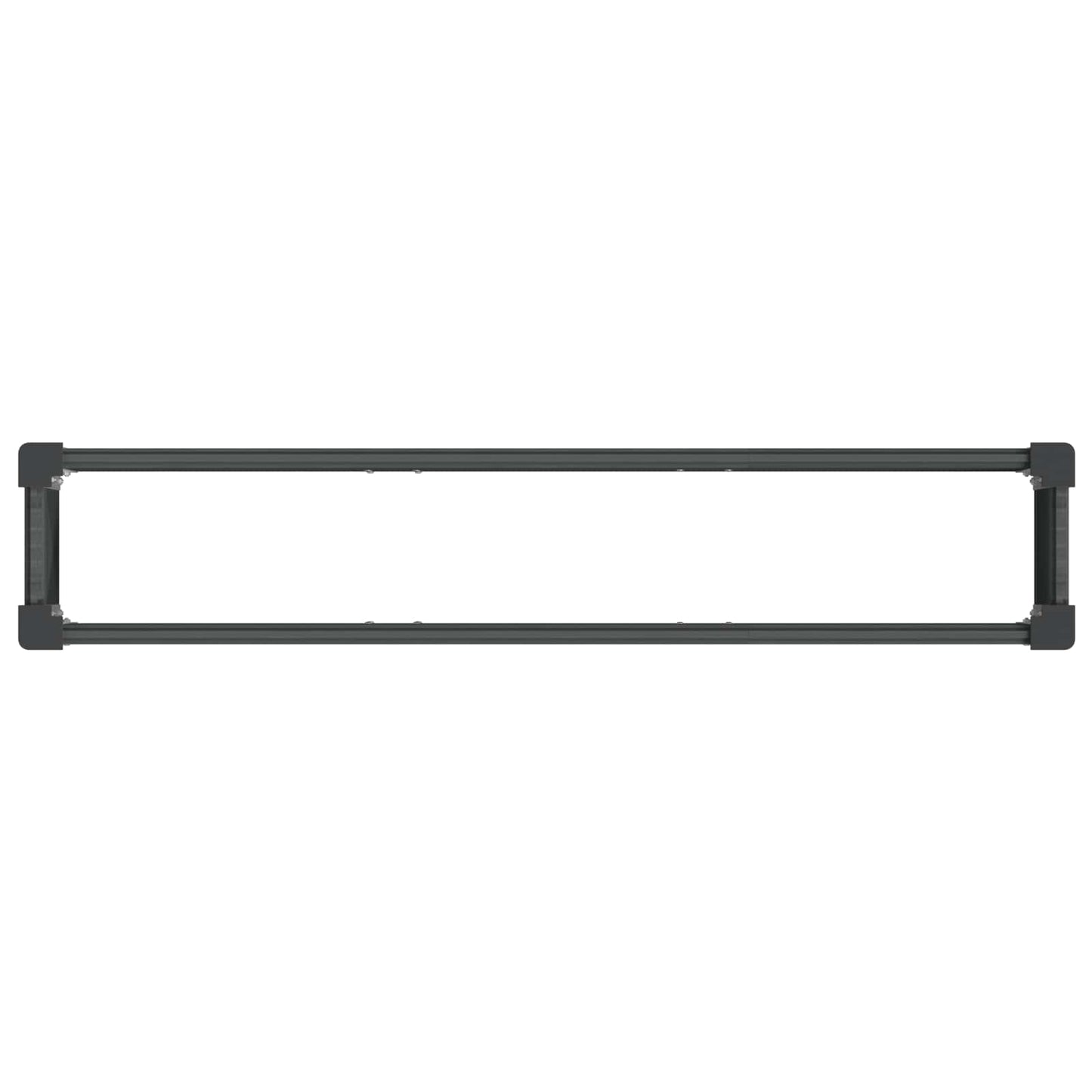 vidaXL Υπερυψωμένη Ζαρντινιέρα Γκρι 150 x 30 x 72 εκ