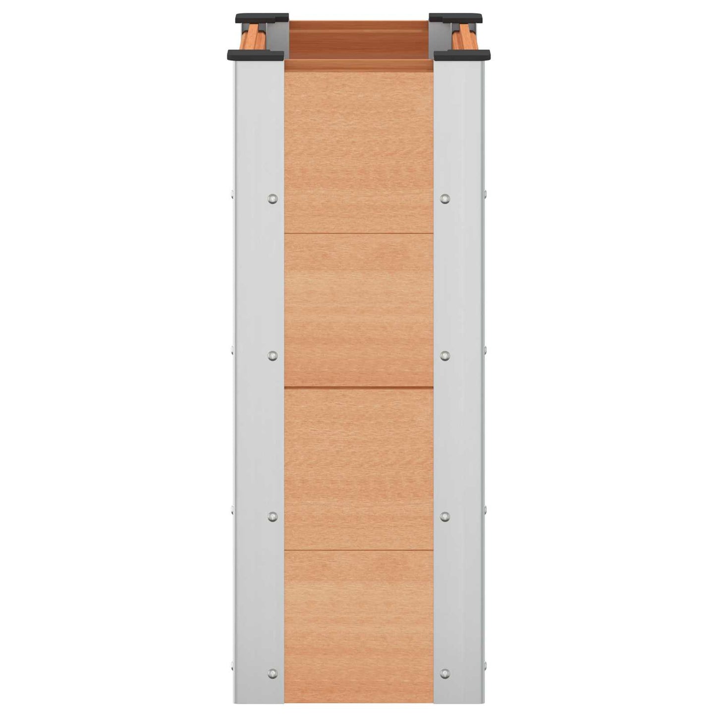 vidaXL Υπερυψωμένη Ζαρντινιέρα Καφέ 50 x 30 x 72 εκ