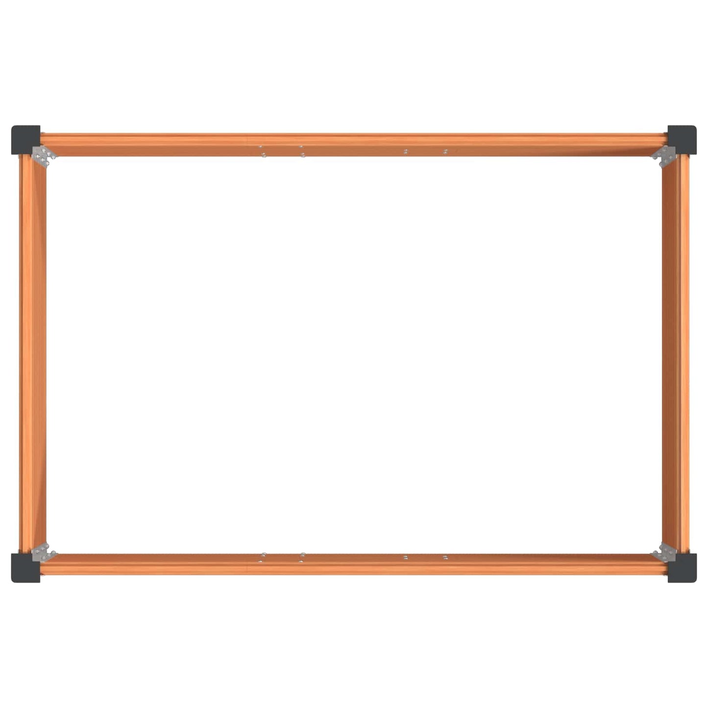 vidaXL Υπερυψωμένη Ζαρντινιέρα Καφέ 50 x 30 x 72 εκ