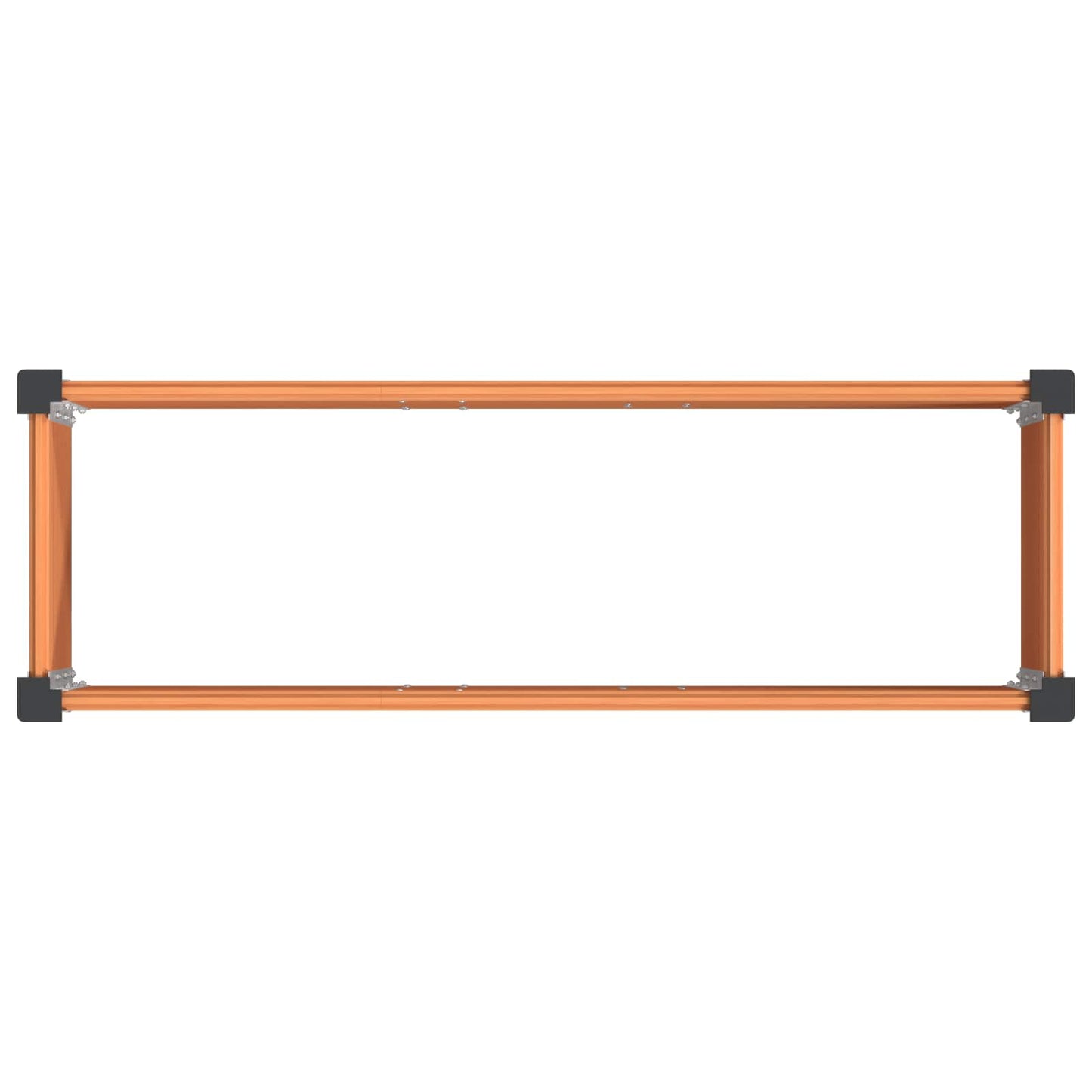 vidaXL Υπερυψωμένη Ζαρντινιέρα Καφέ 100 x 30 x 72 εκ