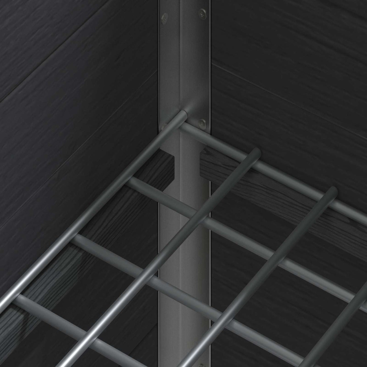 vidaXL Υπερυψωμένη Ζαρντινιέρα Γκρι 75 x 30 x 22 εκ WPC και Αλουμίνιο