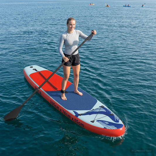 vidaXL Φουσκωτή σανίδα SUP SCYLLA 305 x 76 x 15 cm Μπλε για