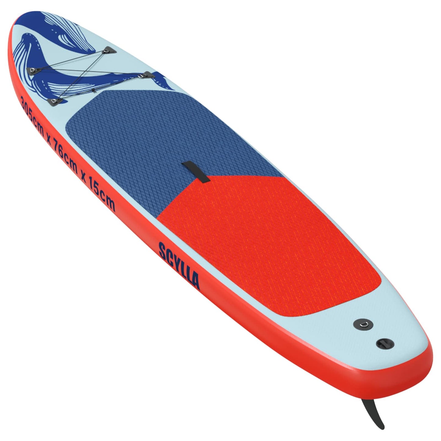 vidaXL Φουσκωτή σανίδα SUP SCYLLA 305 x 76 x 15 cm Μπλε για