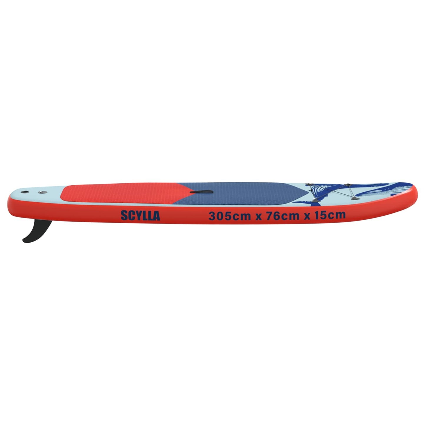 vidaXL Φουσκωτή σανίδα SUP SCYLLA 305 x 76 x 15 cm Μπλε για