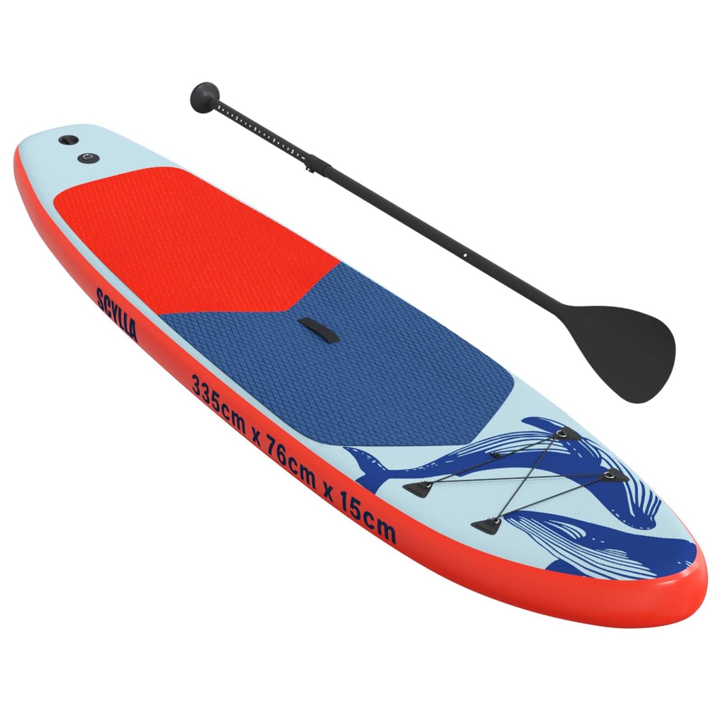 vidaXL Φουσκωτή σανίδα SUP SCYLLA 335 x 76 x 15 εκ. Μπλε για