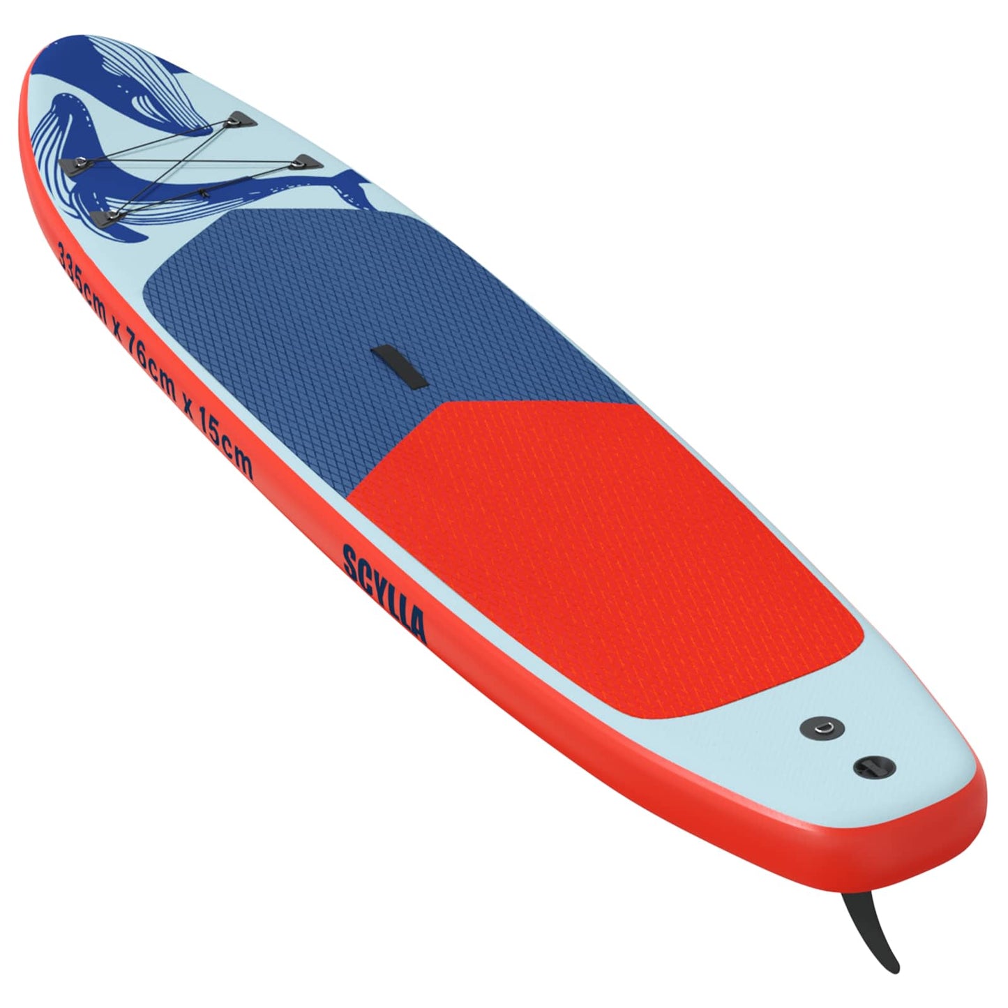 vidaXL Φουσκωτή σανίδα SUP SCYLLA 335 x 76 x 15 εκ. Μπλε για