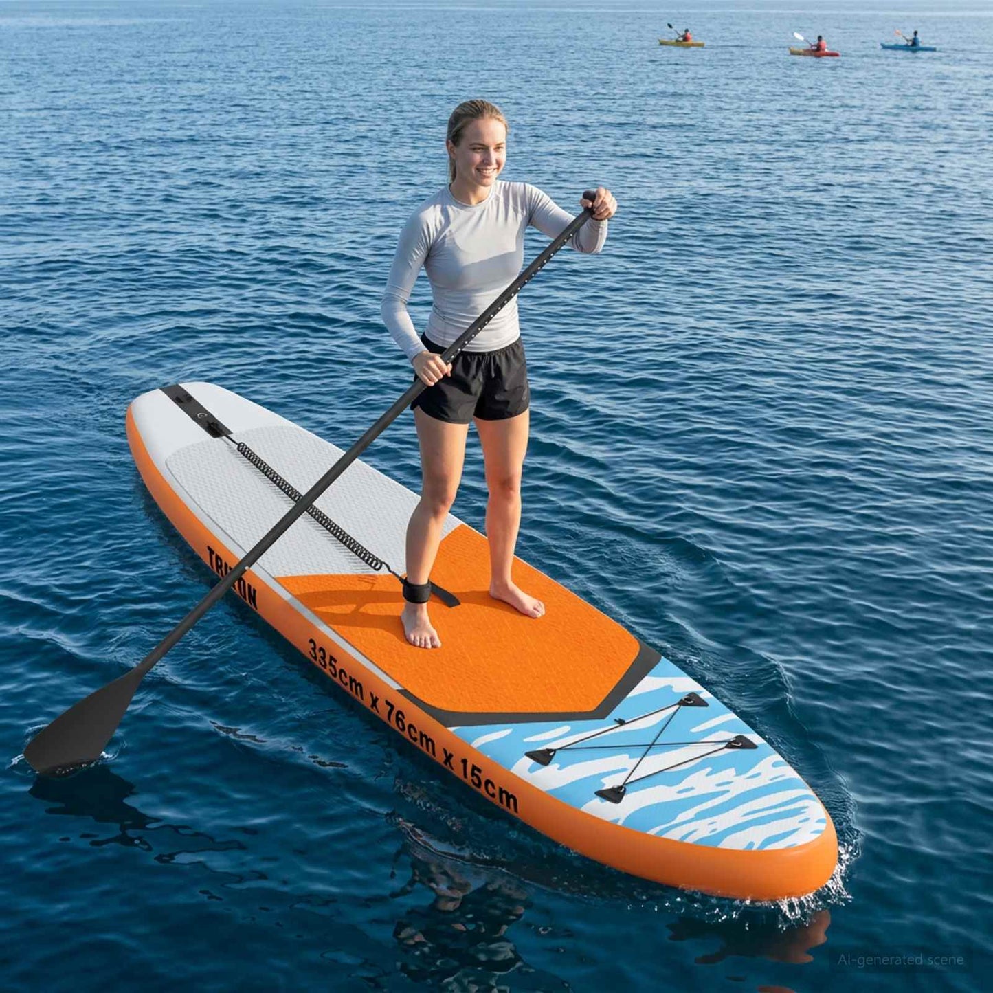 vidaXL Φουσκωτή σανίδα SUP TRITON 335 x 76 x 15 εκ. Μπλε για