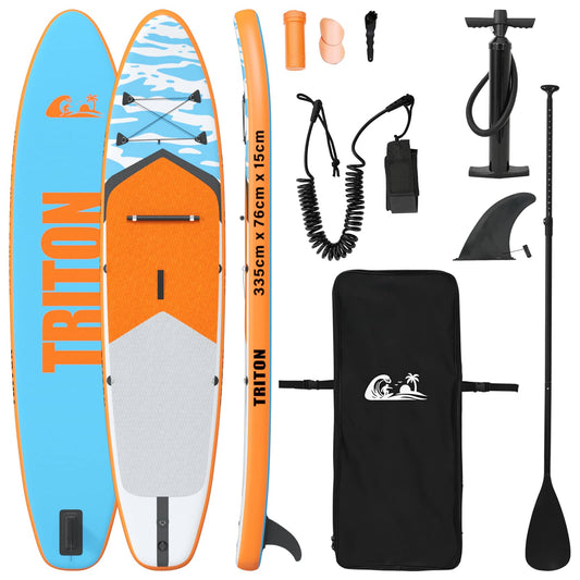 vidaXL Φουσκωτή σανίδα SUP TRITON 335 x 76 x 15 εκ. Μπλε για