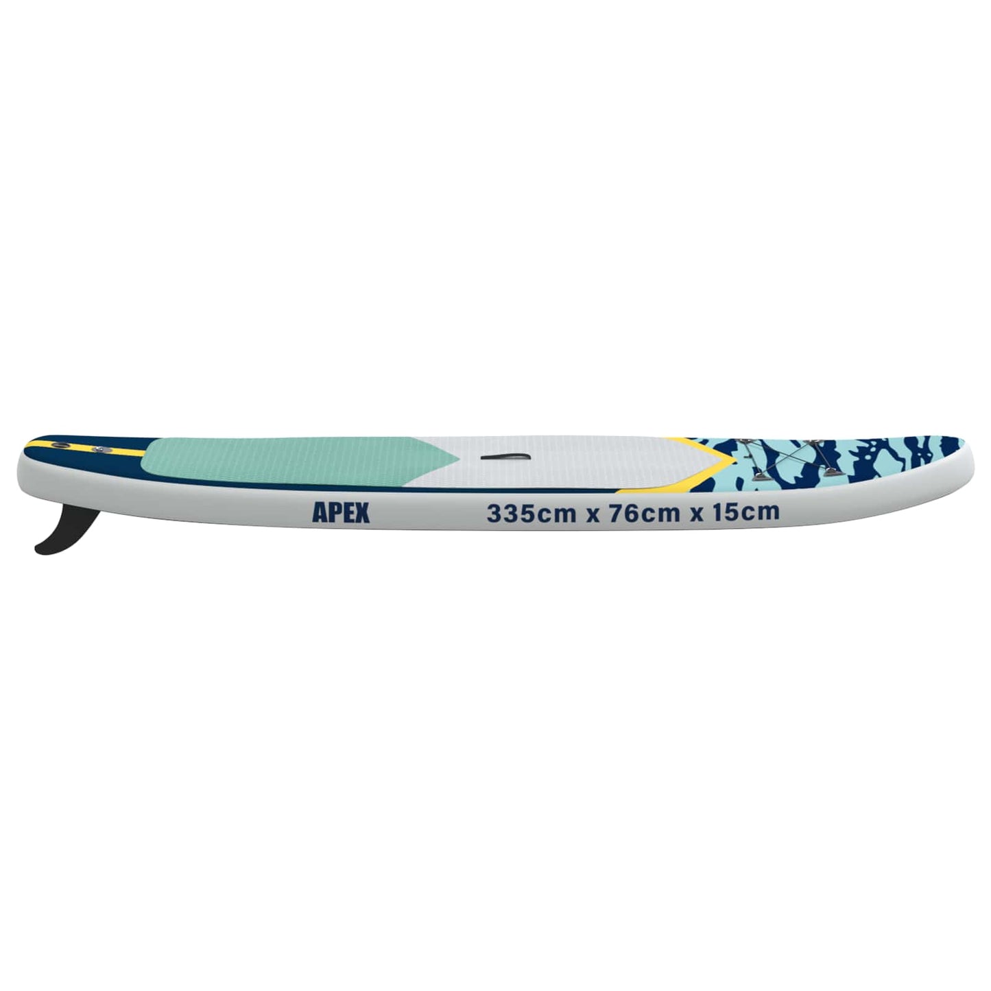 vidaXL Φουσκωτή σανίδα SUP APEX 335 x 76 x 15 εκ. Μπλε για
