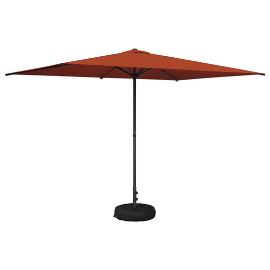 vidaXL Ομπρέλα Κήπου με Βάση 200 x 300 cm Πολυεστέρας Ορθογώνιος