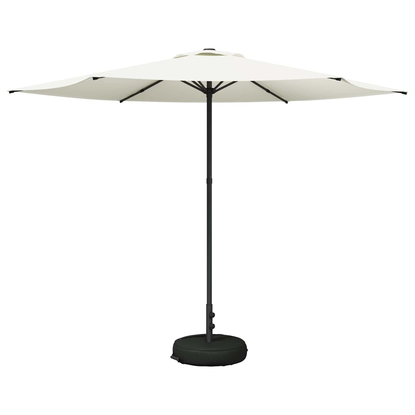 vidaXL Ομπρέλα Κήπου με Βάση 300 x 300 cm Πολυεστέρας Ορθογώνιος Κρεμ