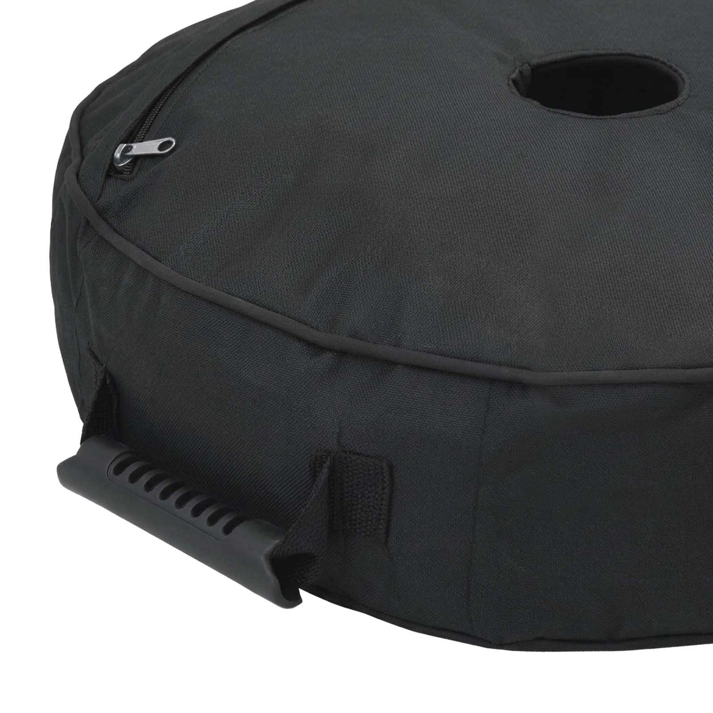 vidaXL Βάση ομπρέλας βεράντας 53 x 53 x 40 cm Ατσάλι Μαύρο