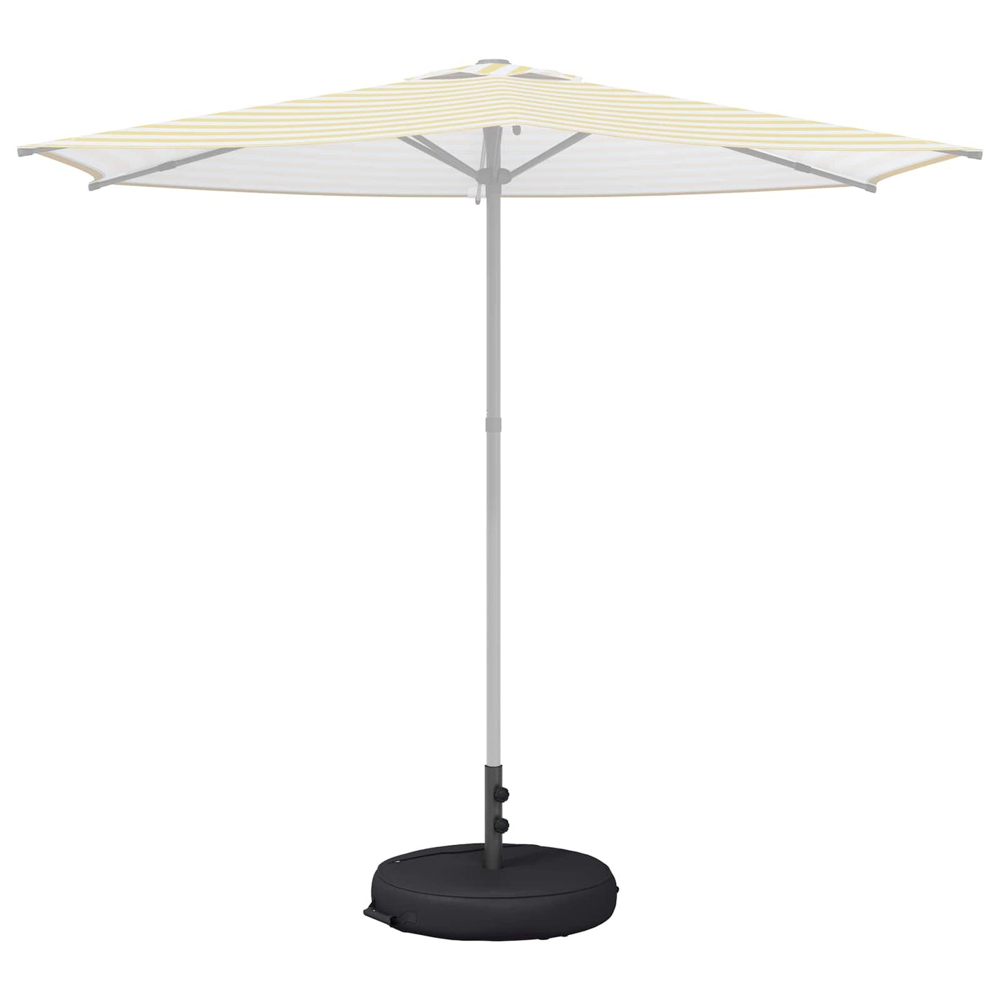 vidaXL Βάση ομπρέλας βεράντας 60 x 60 cm Ατσάλι Μαύρο