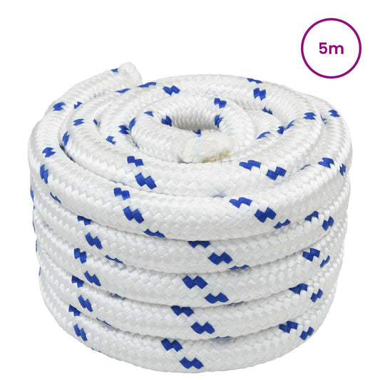 vidaXL Σχοινί Boat 6 mm 5 m Λευκό και Μπλε