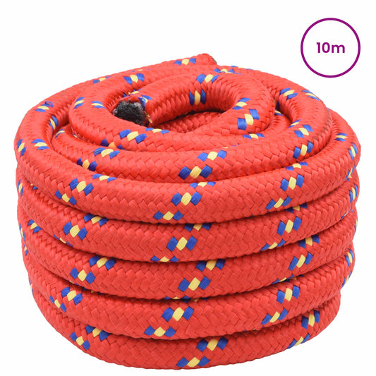 vidaXL Σχοινί Boat 3 mm 10 m Κόκκινο PP