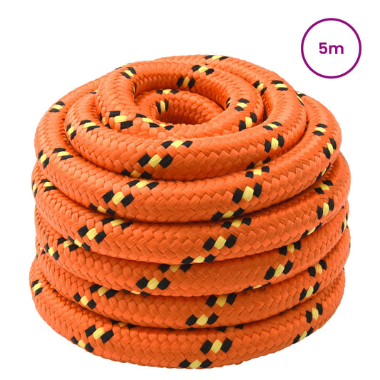 vidaXL Σχοινί Boat 3 mm 5 m Πορτοκαλί PP