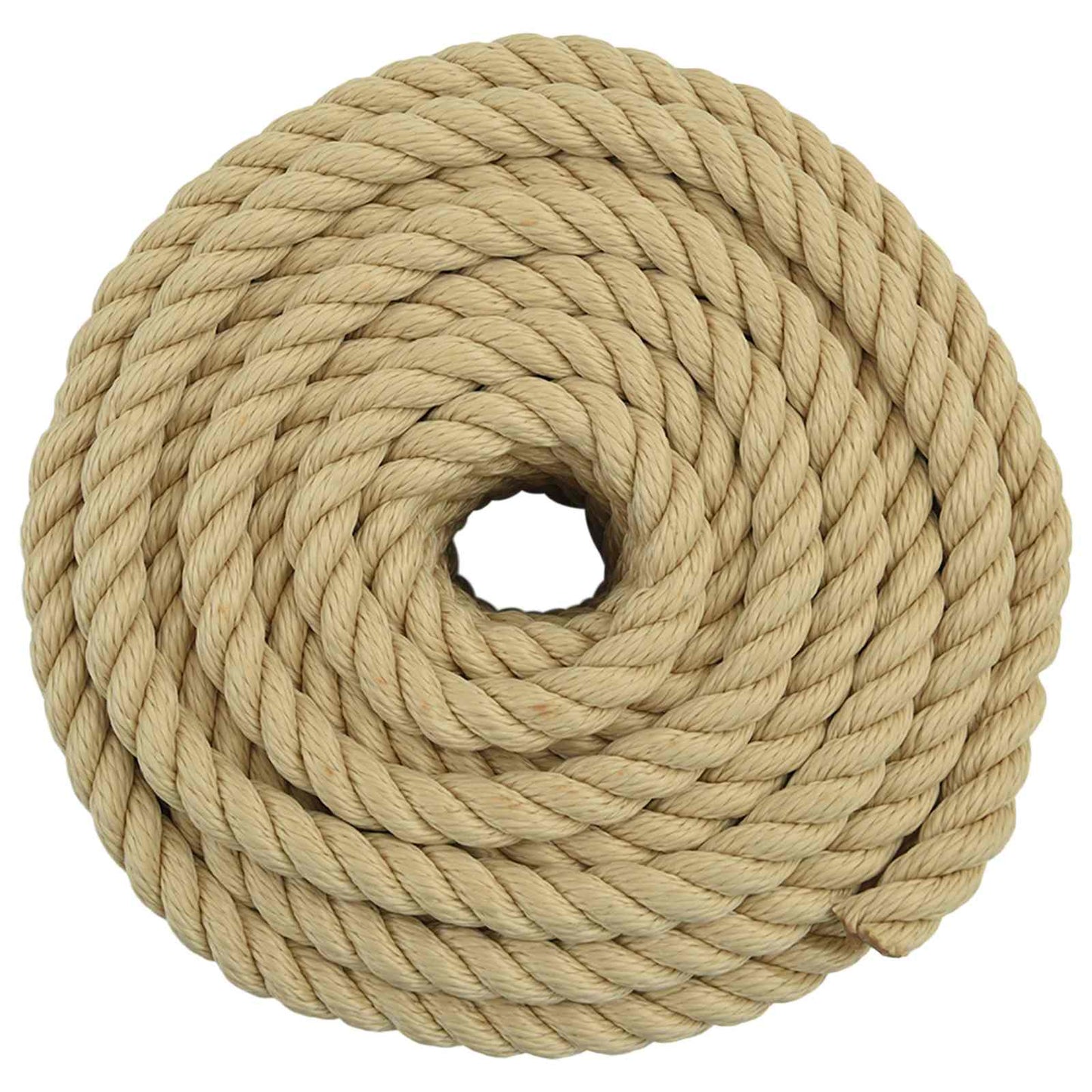 vidaXL Σχοινί Boat 2 mm 50 m Φυσικό