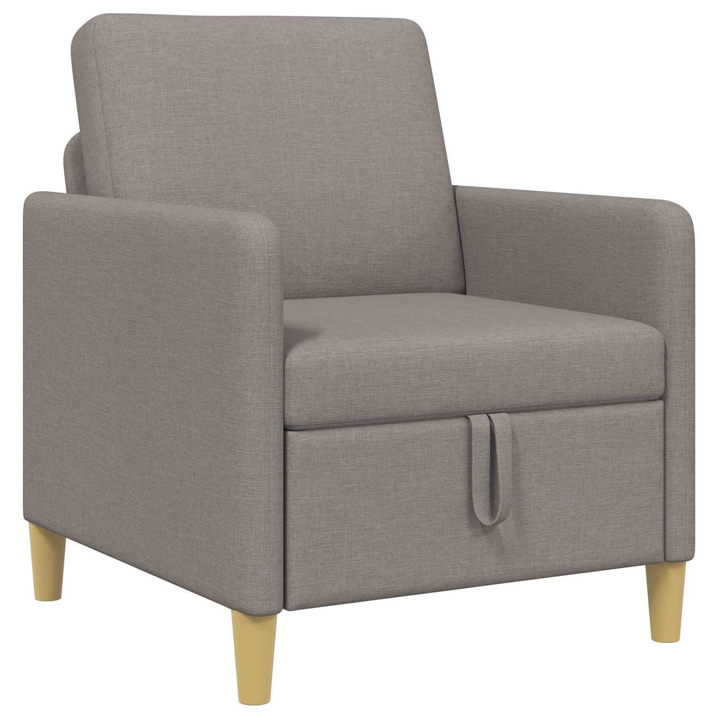 vidaXL Καναπές με Αποθήκευση Taupe 72 x 78 x 87 εκ. Πολυεστέρας