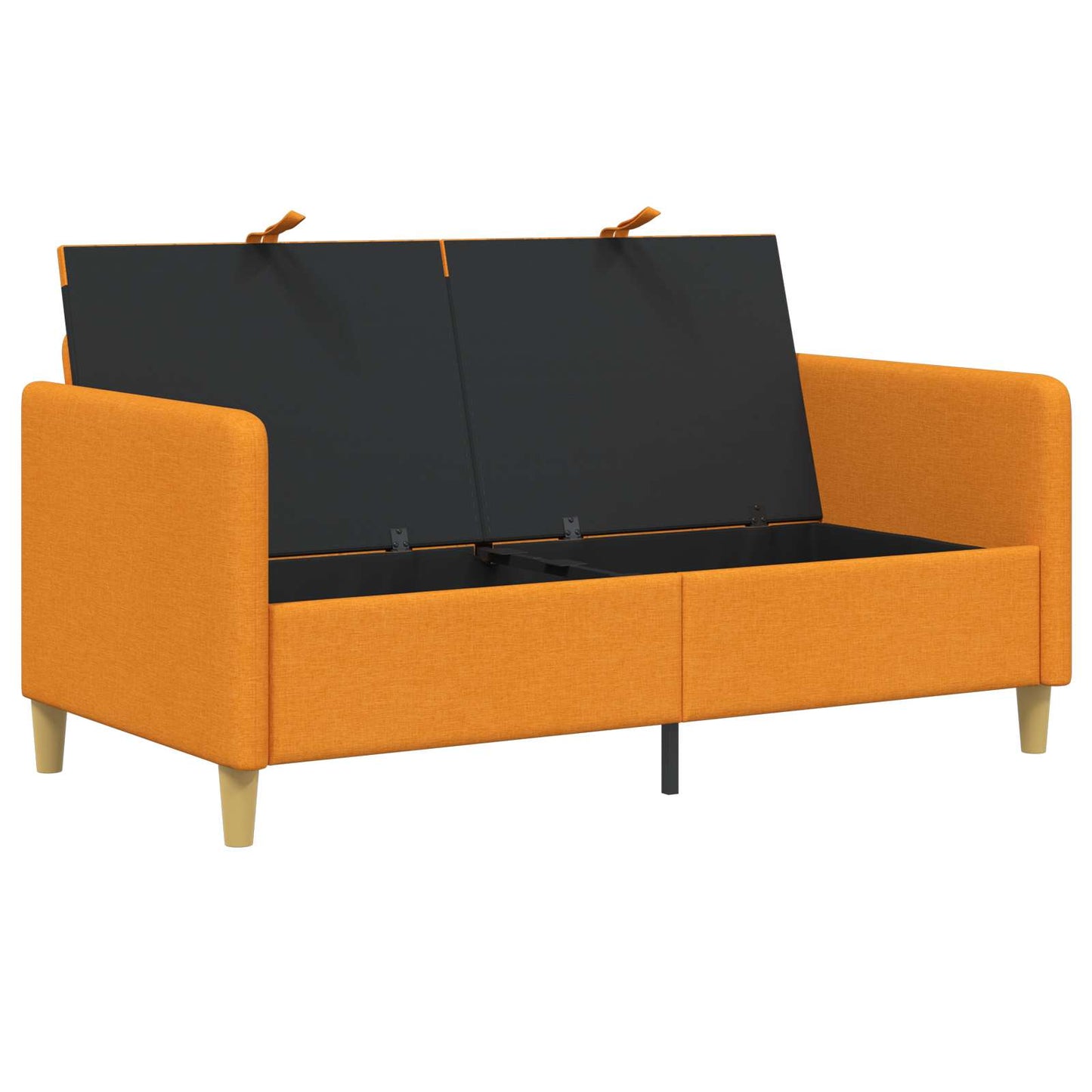 vidaXL Καναπές με Αποθήκευση Σκούρο κίτρινο 152 x 78 x 87 εκ
