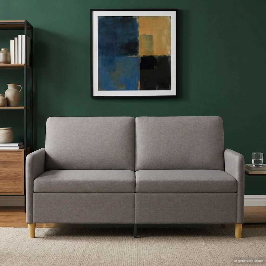 vidaXL Καναπές με Αποθήκευση Taupe 172 x 78 x 87 εκ Πολυεστέρας