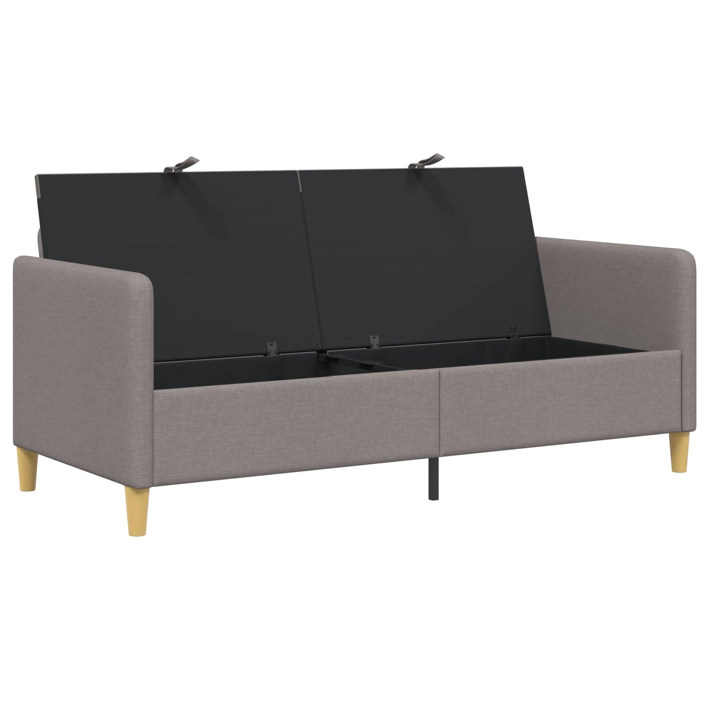 vidaXL Καναπές με Αποθήκευση Taupe 172 x 78 x 87 εκ Πολυεστέρας