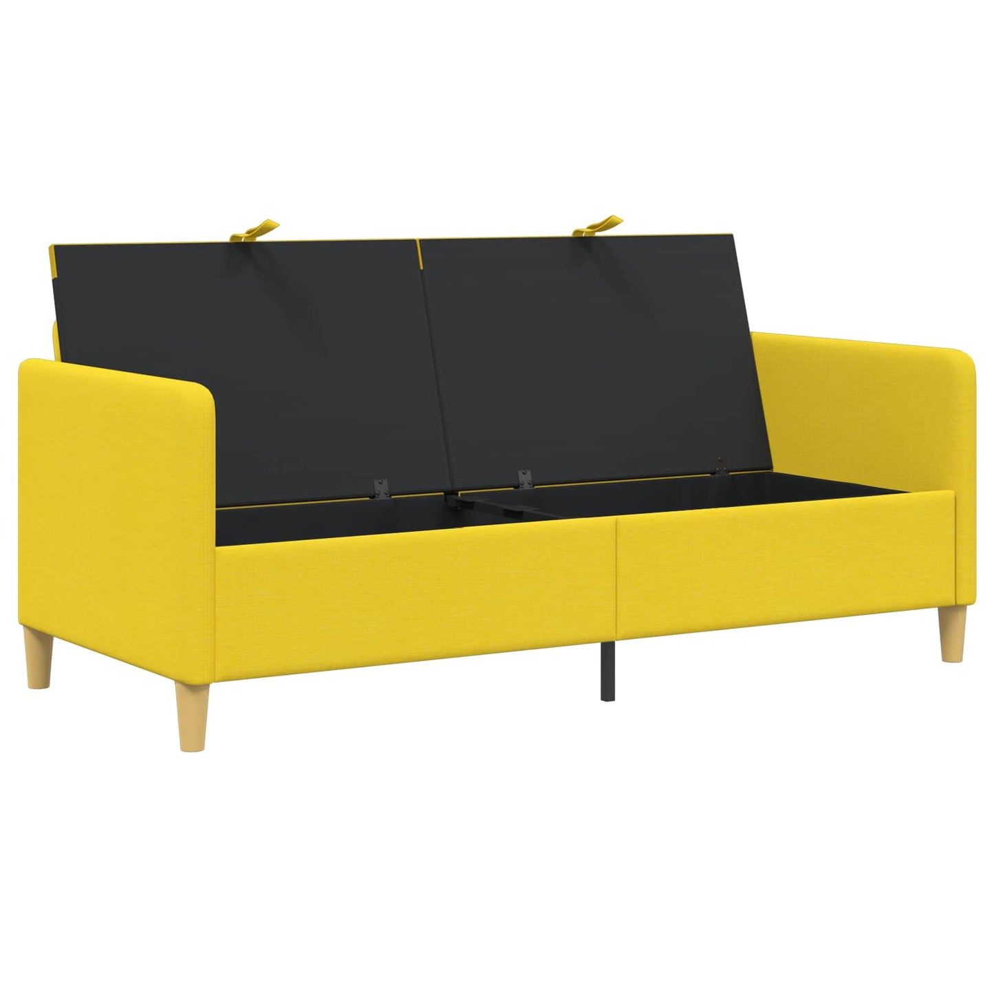 vidaXL Καναπές με Αποθήκευση Απαλό Κίτρινο 172 x 78 x 87 εκ