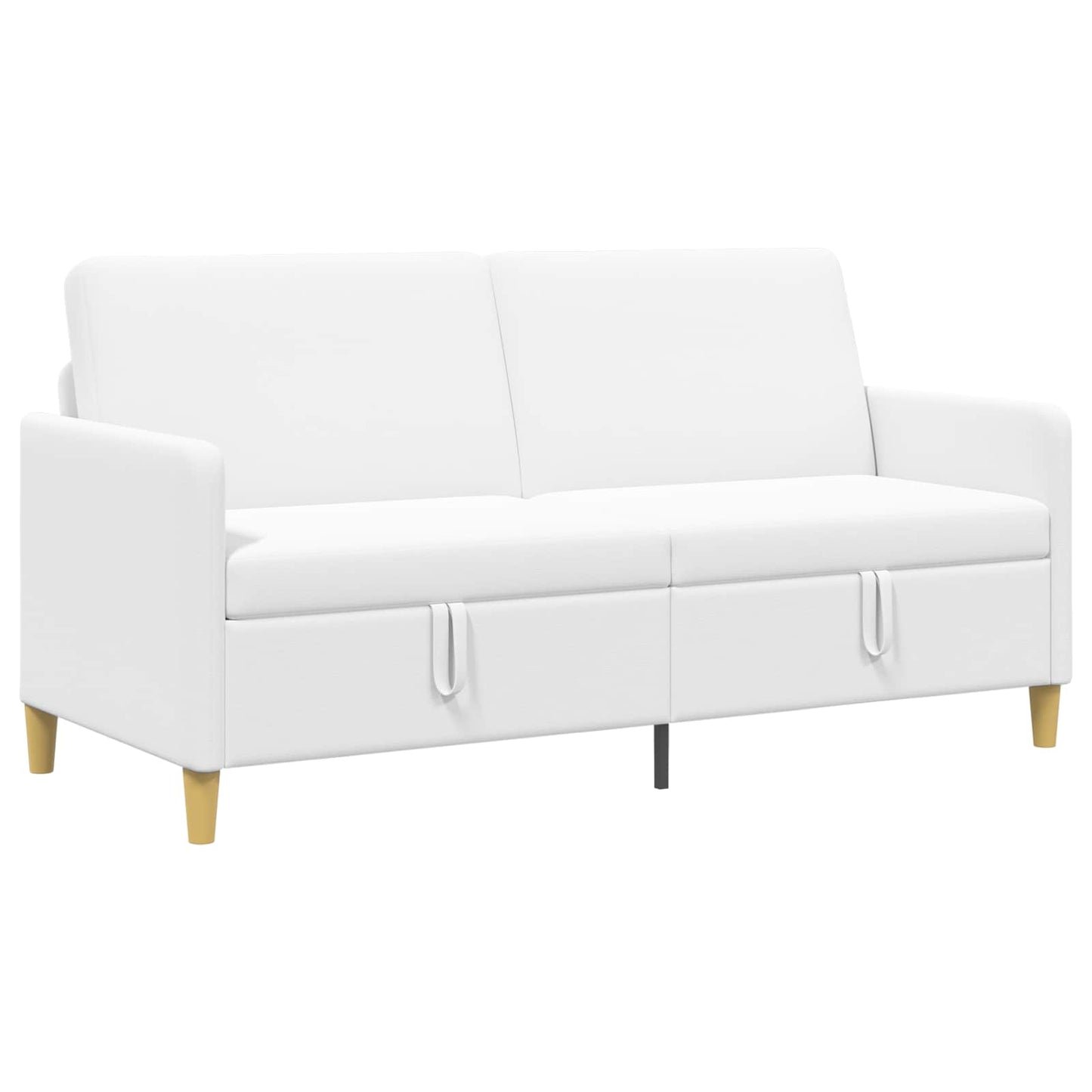 vidaXL Καναπές με Αποθήκευση Λευκό 172 x 78 x 87 εκ Πολυεστέρας
