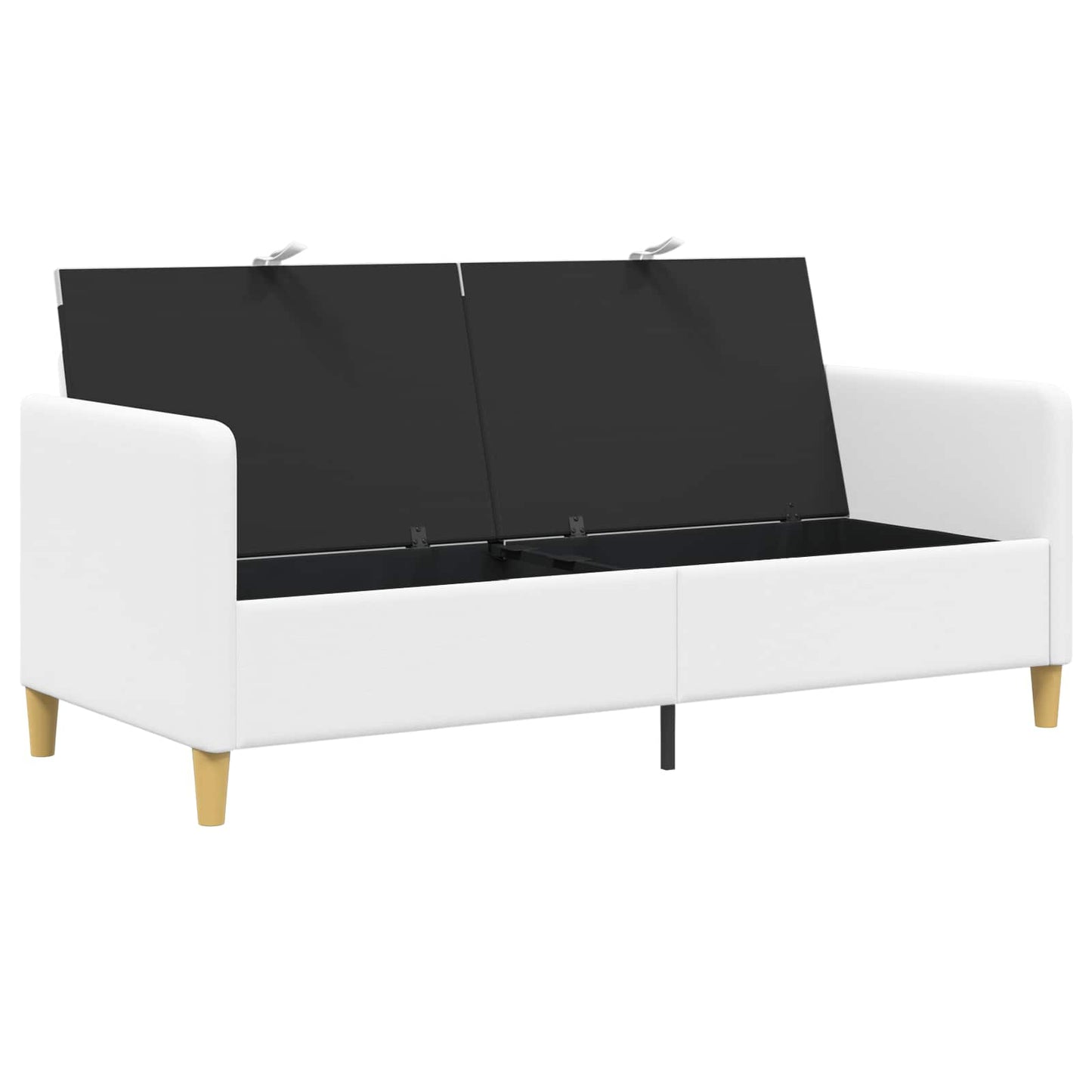 vidaXL Καναπές με Αποθήκευση Λευκό 172 x 78 x 87 εκ Πολυεστέρας