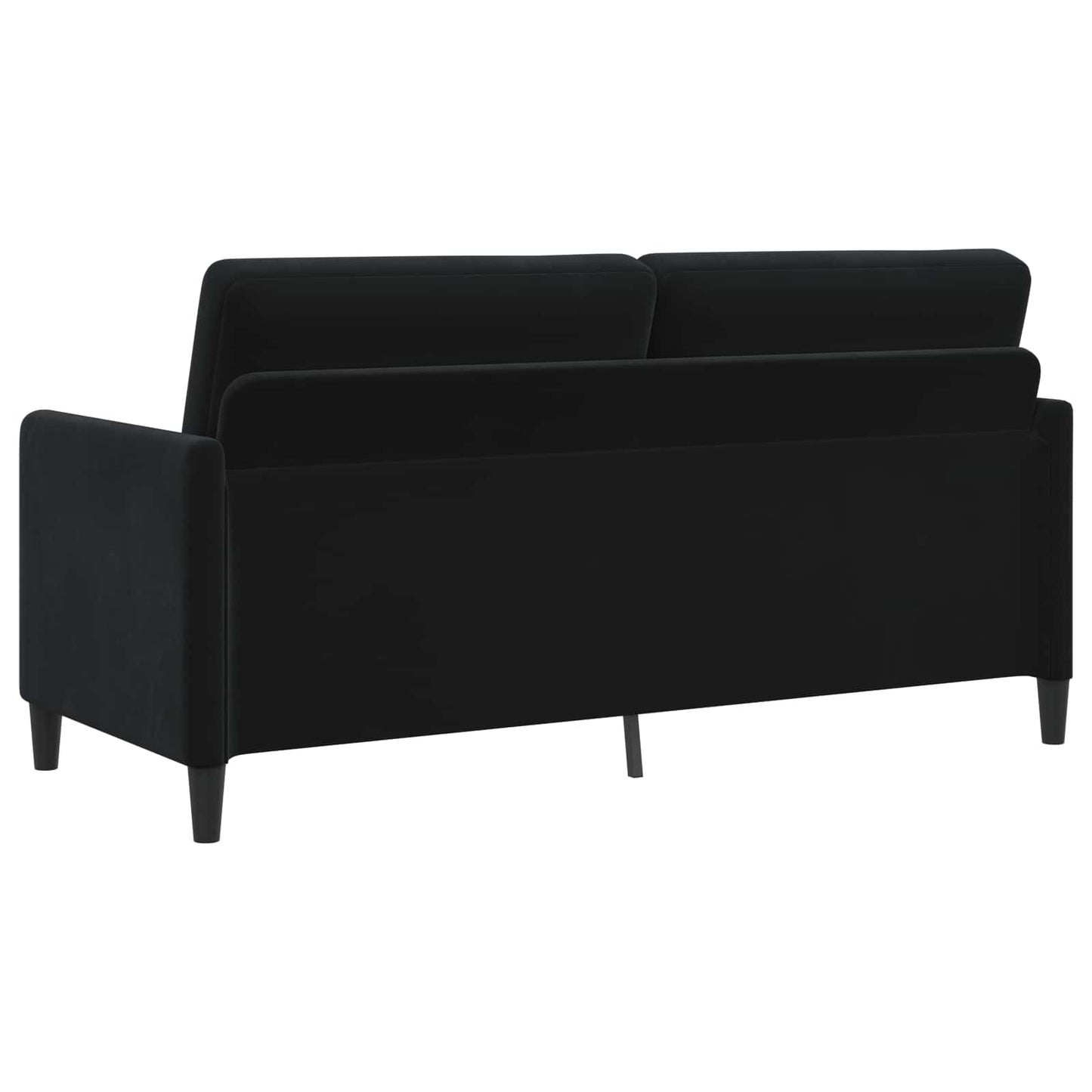 vidaXL Καναπές με Αποθήκευση Μαύρο 172 x 78 x 87 εκ Πολυεστέρας
