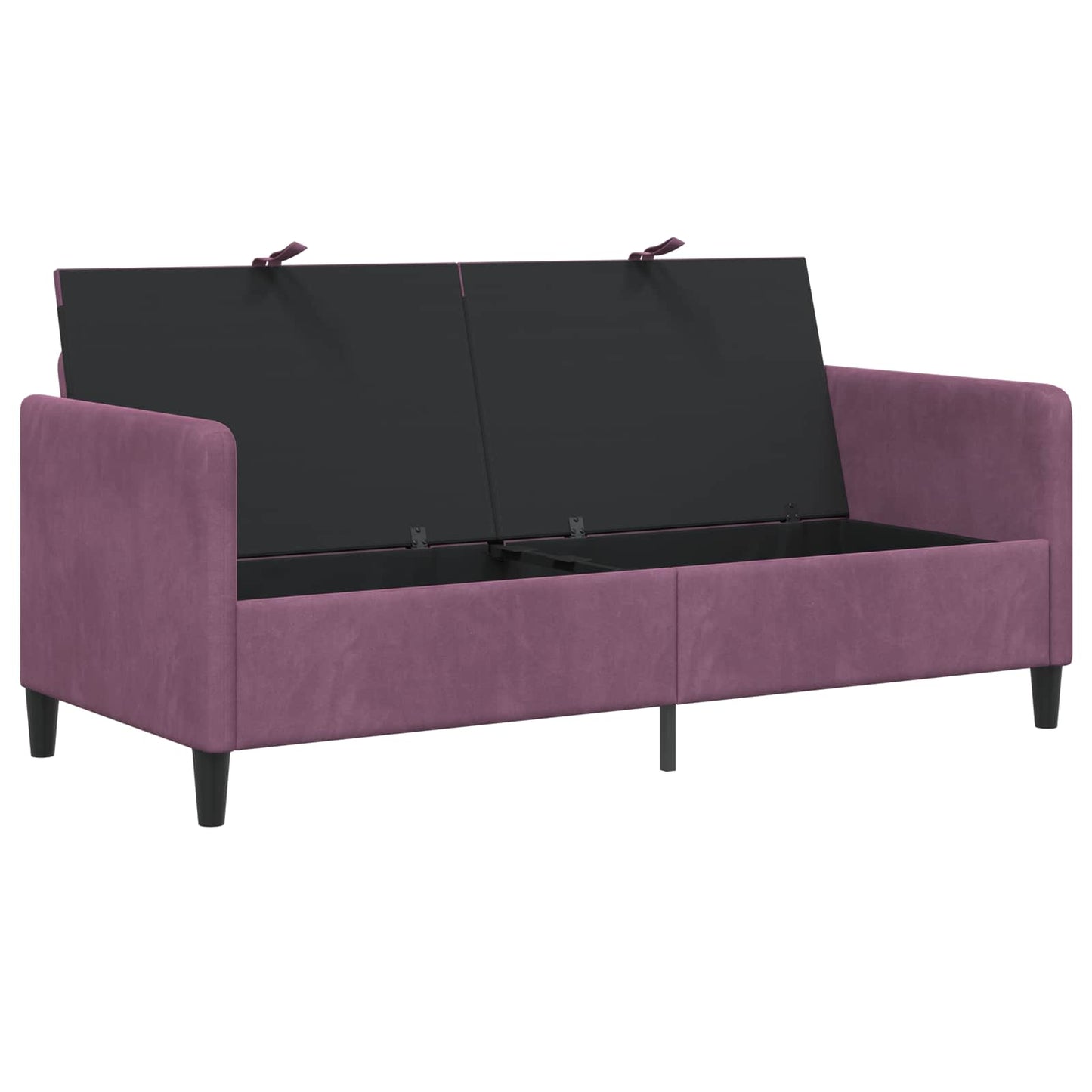 vidaXL Καναπές με Αποθήκευση Μοβ 172 x 78 x 87 εκ Πολυεστέρας