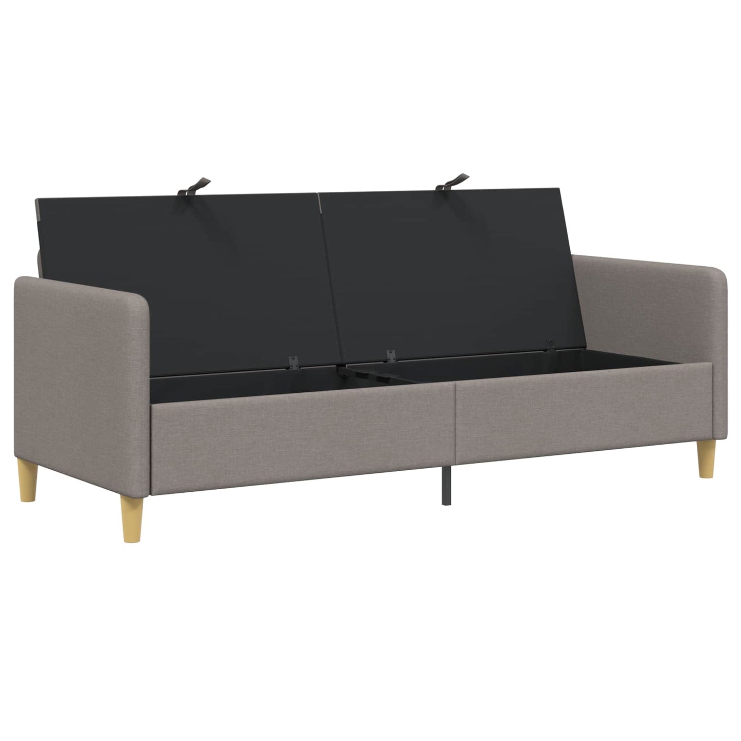 vidaXL Καναπές με Αποθήκευση Taupe 192 x 78 x 87 εκ. Πολυεστέρας