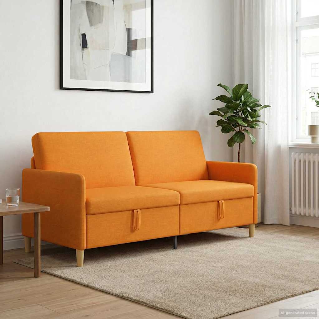 vidaXL Καναπές με Αποθήκευση Σκούρο κίτρινο 192 x 78 x 87 εκ.