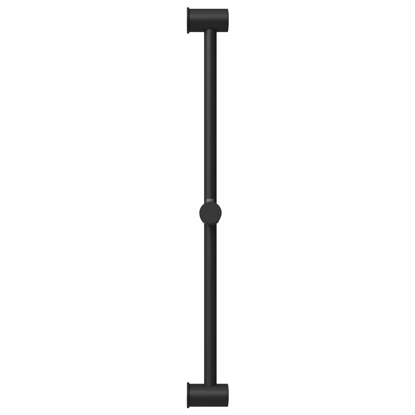 vidaXL Βάση Κεφαλής Ντους Μαύρο 71 cm Ανοξείδωτο Ατσάλι