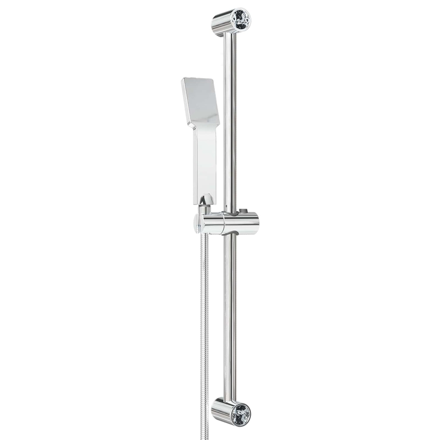 vidaXL Σετ Συστήματος Ντουζιέρας Χρωμέ 70 cm Ανοξείδωτο Ατσάλι
