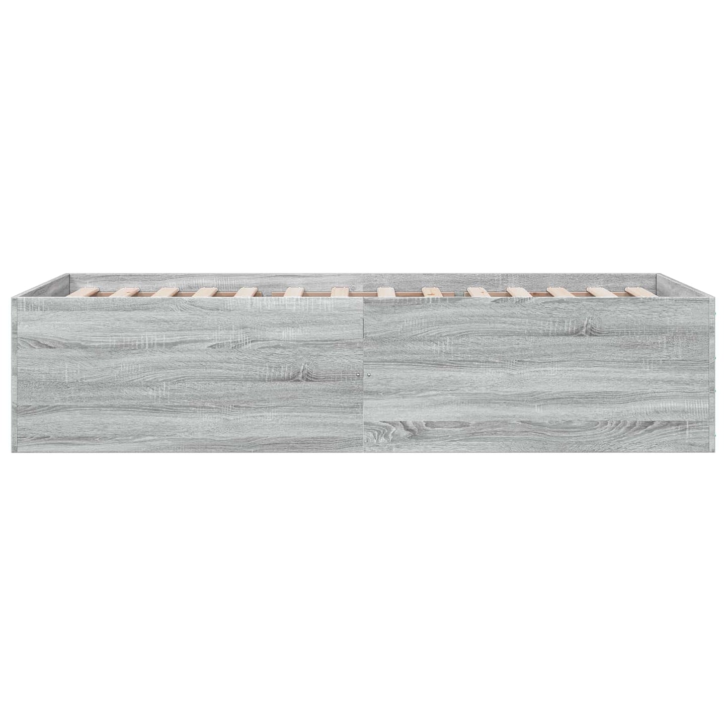 vidaXL Κρεβάτι δαπέδου Γκρι Σκυροδέματος 80 x 200 cm