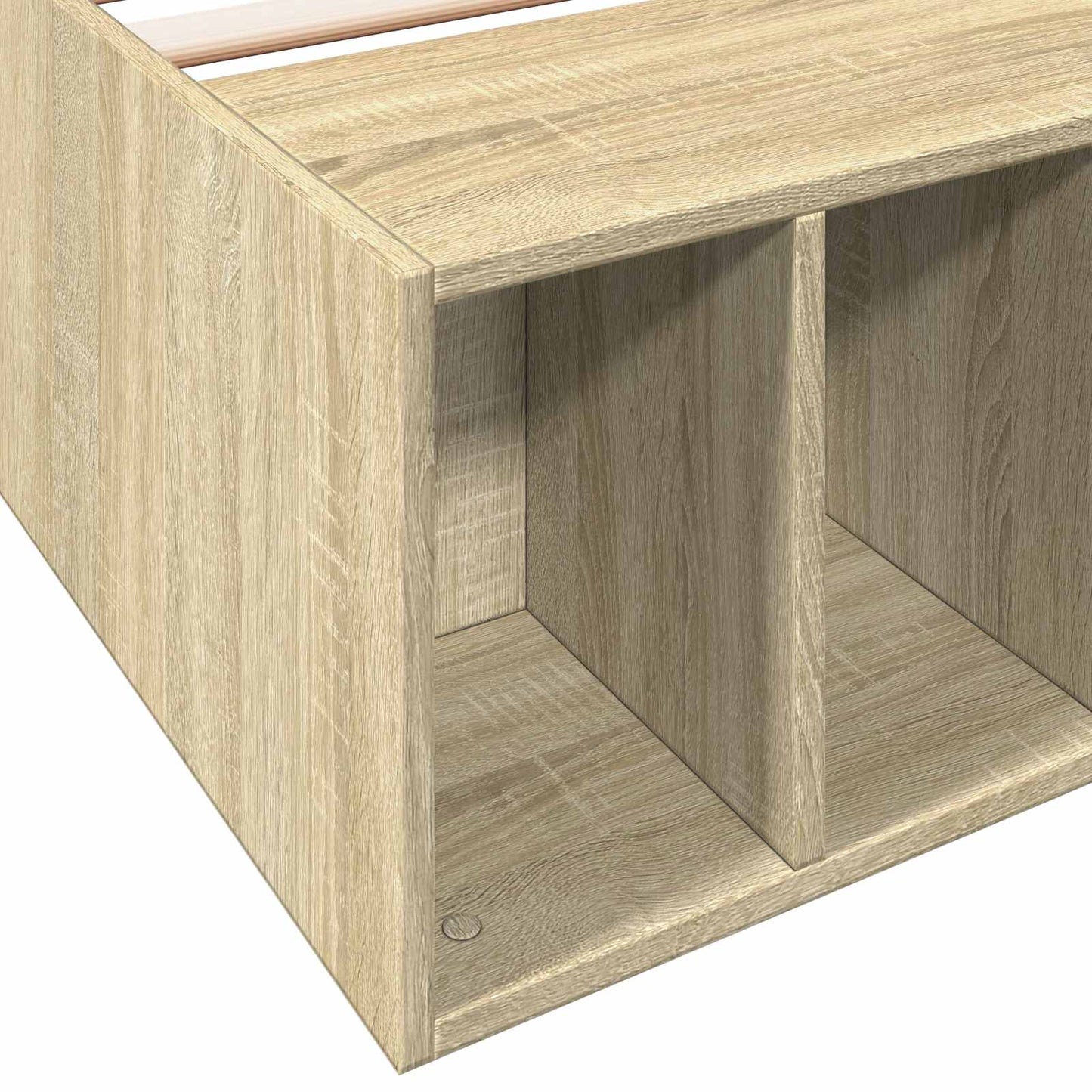 vidaXL Σκελετός κρεβατιού με αποθήκευση Sonoma Δρυς 80 x 200 cm