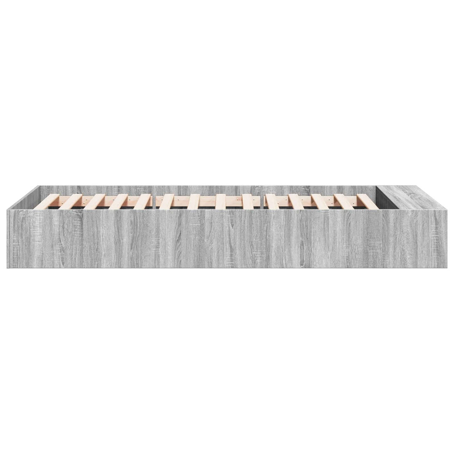 vidaXL Σκελετός κρεβατιού με αποθήκευση Γκρι Sonoma 80 x 200 cm